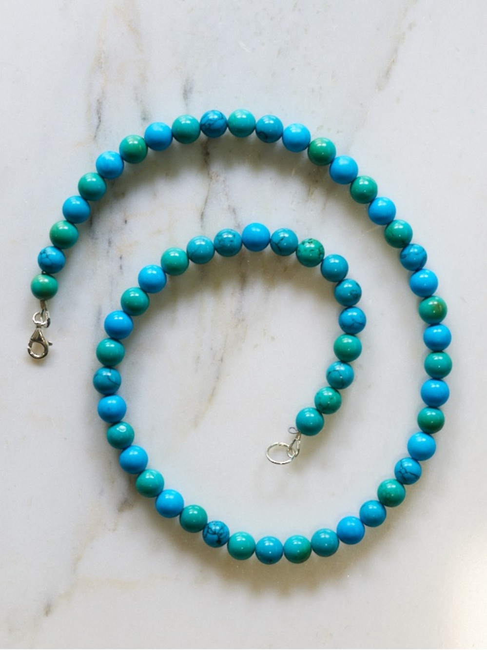 Vintage Turquoise Beaded Necklace